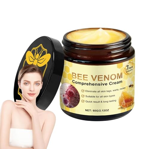 Crema de abejas, crema de renovación de la cara, humectante firme, uso de la cara y el cuerpo, humectación profunda, 4.9x4.9x4.9cm/1.93x1.93x1.93 pulgadas, para todos los hombres de la piel hombres