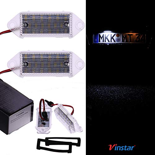 VINSTAR LED Kennzeichenbeleuchtung E-geprüft CAN-Bus 18 LEDs je Modul