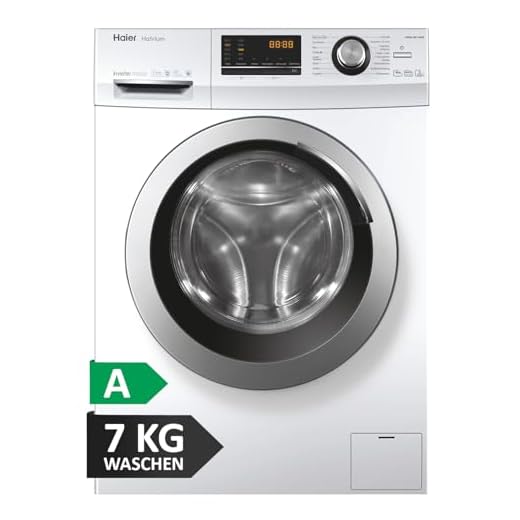 Haier SERIE 636 HW70-BP14636N I Frontlader Waschmaschine 7kg I Washing Machine mit A-Effizienz, 1.400 U/Min. & sparsamem Inverter-Motor I Inkl. Vollwasserschutz, Dampffunktion & Mengenautomatik