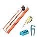 Adjustable Positioning Marking Protractor Tool, Multifunctional Depth Measuring Ruler with Angle Marking 15°-90°, Level & Fixed Point Marking, Angle Finder Woodworking Ruler