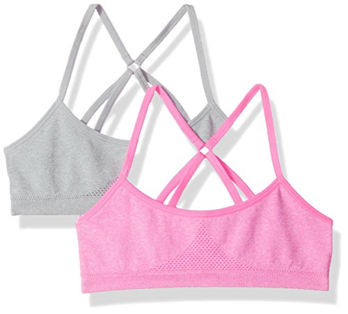 Hanes Girls' Comfortflex Seamless Racerback Bra 2-Pack