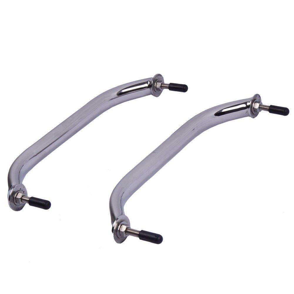 BOOMSTART Marine Griff, Edelstahl Boots Haltegriff Griff, Bootshandlauf für Lukendeck, Ovaler Griff Handlauf Mehrzweck-Hardware, für Wohnmobile, Boote, Yachten, 12 Zoll (300mm)