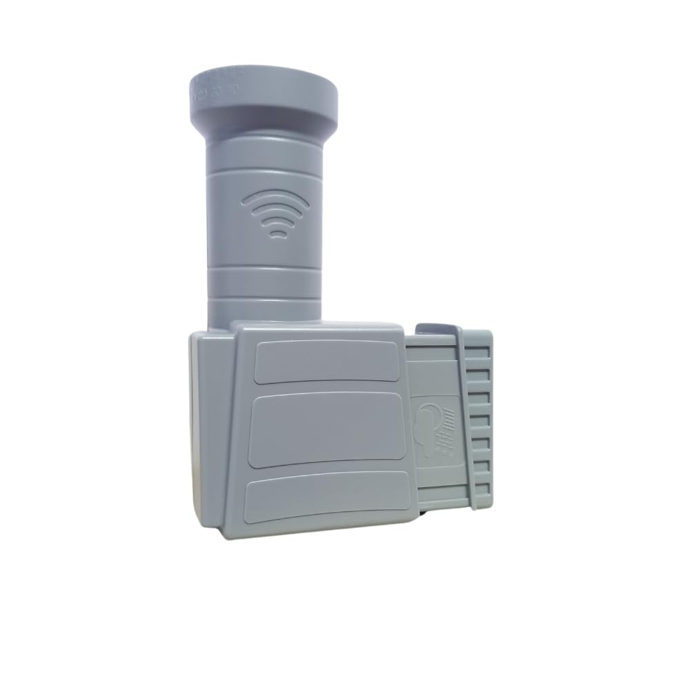 Digiquest LNB QUAD Universale LNB402C | Quattro uscite indipendenti utilizzabile per impianti standard con doppia schermatura. I/P L: 10,7~12,75 Ghz - o/P L: 950~2150 MHz - L.O. 9.75/10.6 GHZ