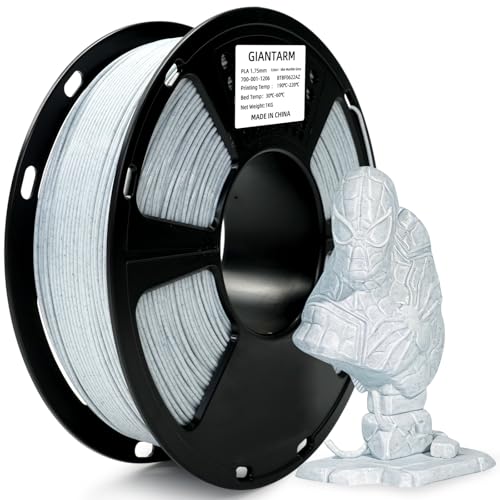 GIANTARM 3D Printer Filament, Marble Pla Filament, 1Kg(2.2lbs) Spool, 1.75mm Dimension Accuracy +/- 0.03mm, 3D Printing Filament