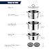 Cooks Standard Canning Juice Steamer Extractor Fruit Vegetables for Making Jelly, Sauces, 11-Quart Stainless Steel Multipot with Glass Lid, Clamp, 2-Pcs Hose