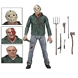 KCLEE Figura de acción de Jason de 7 Pulgadas-Ultimate-W/Accesorios articulados-Figura Multicolor-PVC