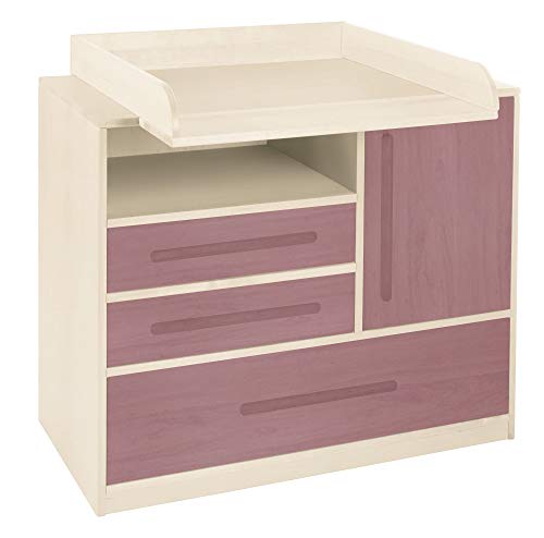 BioKinder 23792 Mia Lina convenienti Risparmio, fasciatoio e Dispositivo di Cambio. Blanco