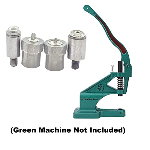 Trimming Shop Spring Press Stud Setting Tool Die - 4 Part Set For Hand Machine Size 15 - Equipment For Sewing, Leather Crafts, And Clothing Repair #TOP3