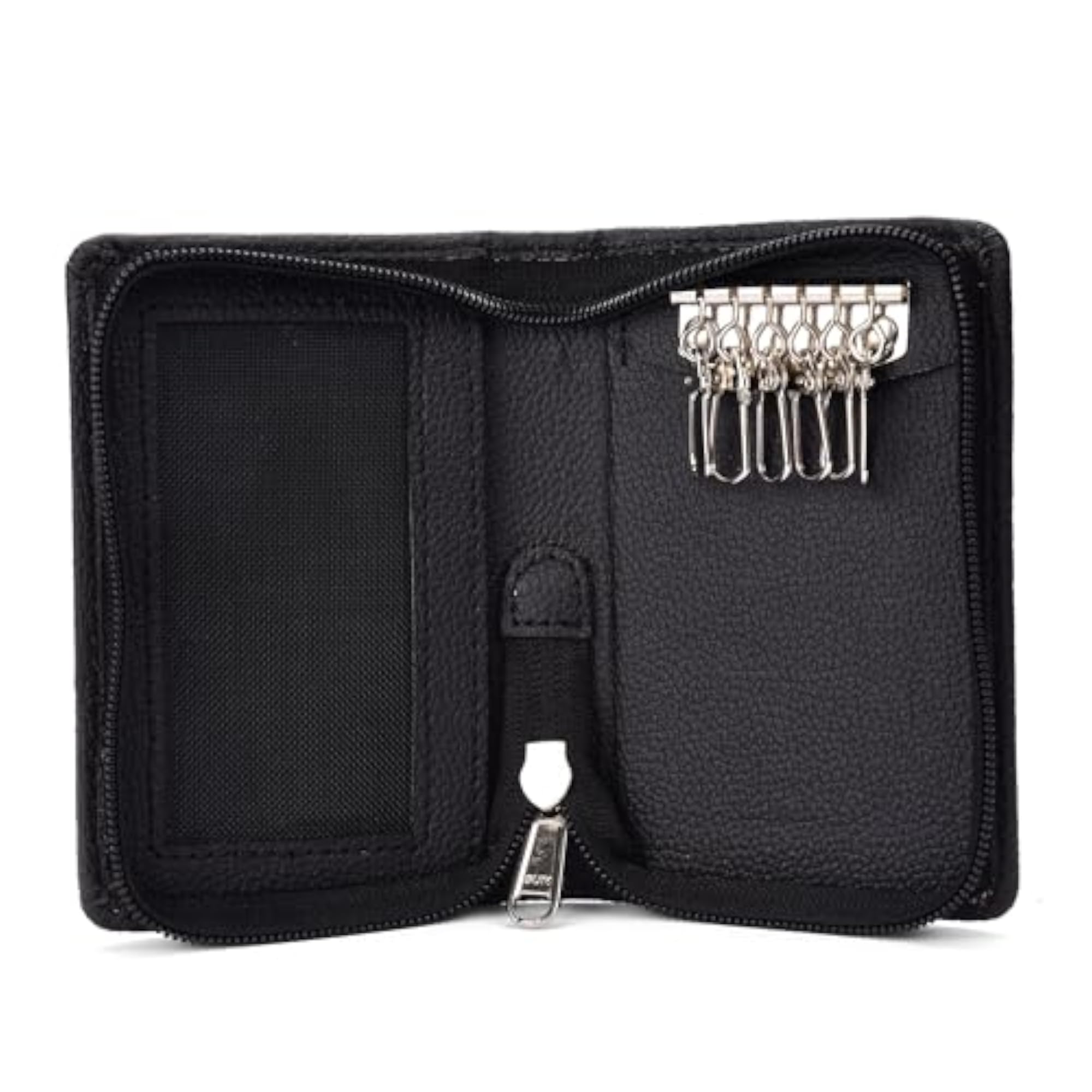 PU Leather Key Case Pouch Wallet Set of 4, Unisex Gift