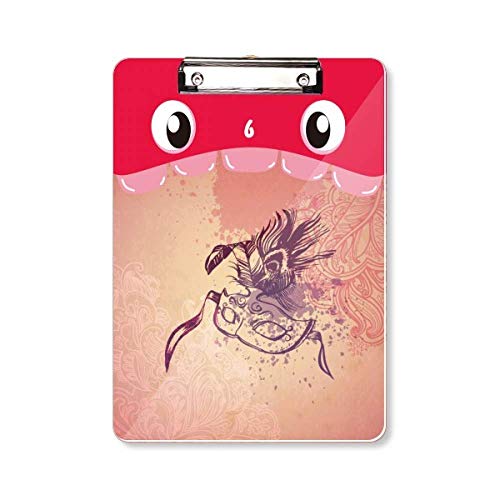 Aquarelle Happy Carnival of Venice porte-bloc A4 pour organisation originale