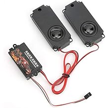 Rc Car Engine Sound Simulator, Volume Adjustable Car Driving Simulator Rc Engine Sound Unit Kit with Various Sound Effects for 94123 1/10 Scale RC Car Model