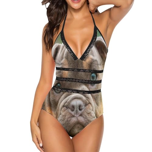 Costume de Natation Chiot et Bikini Set pour Journées Plage