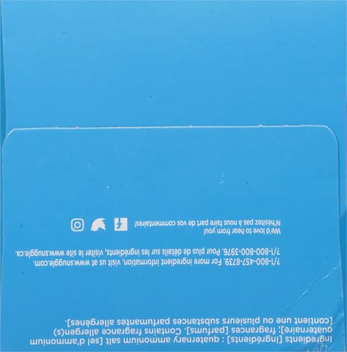 Snuggle Folhas de secador de amaciante de tecido SuperFresh Plus com tecnologia de controle estático