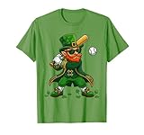 Baseball St Patricks Day Leprechaun Boys Girls Men Women T-Shirt
