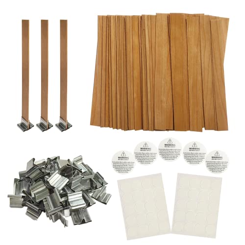 200 unidades de mechas de madera para velas 0.5 mm miniatura 3