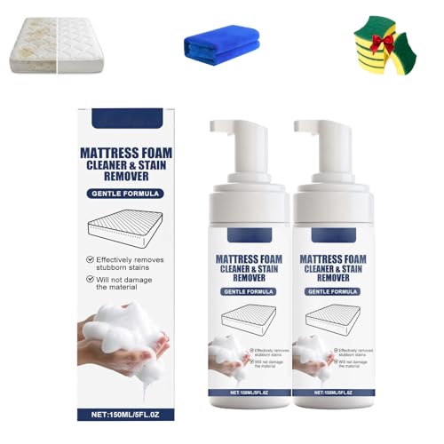 Multi-Surface Mattress Foam Cleaner, Powerful Mattress Dry Cleaning Foam, Spray,