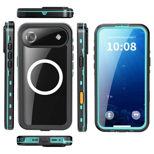 Coque étanche iPhone 17 Pro Max antichoc militaire transparente avec protège objectif - 2