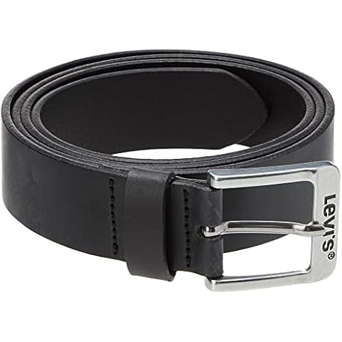 Levi's Free Cinturón Negro 100% Cuero para Hombre Cover