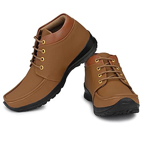 Image of Men's Casual Boots for Men Stylish, Durable & Comfortable Everyday Footwear for Travel, Work, or Outings, Ideal for All-Season Casual Use
