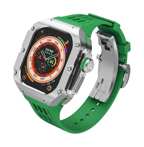 Idée cadeau homme femme kit de modification montre titane et caoutchouc pour Apple Watch Ultra 2