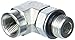 Eaton Aeroquip 206801-6-8S Steel Pipe Fitting, 90 Degree Elbow, 3/8" NPT Female x 3/4" Male SAE O-Ring