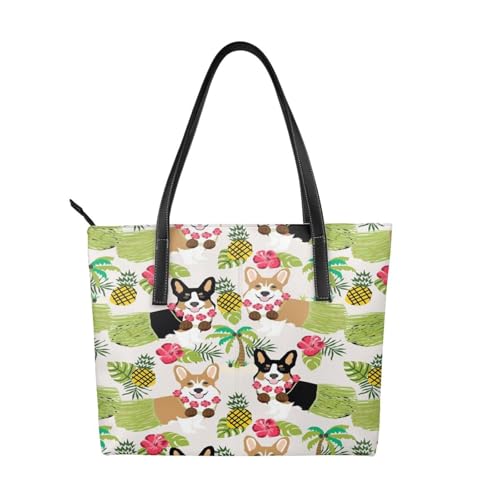 Sac à bandoulière tropical idéal pour le bureau, l'école et les voyages