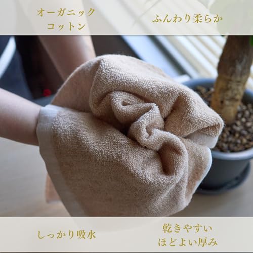 Toshin ORGANIC GARDEN 今治オーガニックコットンタオル3枚セット