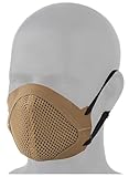 Fotrsta Taktische Schießen Halbmaske, Taktische Atmungsaktive Sportmaske Außenbereich...