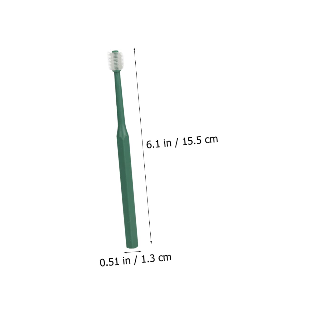 Supvox 12 Stk Zahnbürste Hund zahnärztlich Welpenzähne Zahnreinigungsgerät für Haustiere zahnärztliche Versorgung für Haustiere Welpenzahnreiniger dog toothbrush cat toothbrush tpe