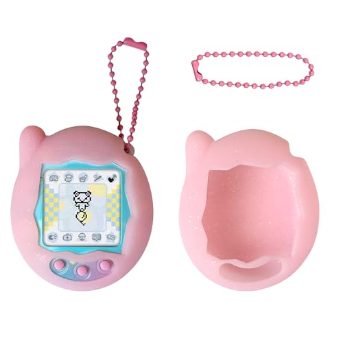 AFJWUZ Funda de silicona para mascota de realidad virtual Tamagotchi Connection (solo funda) (rosa)