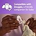 Philips Avent Soothie Orthodontic Baby Pacifiers, 100% Silicone Pacifiers, One Piece, BPA-Free, for Babies 3-18 Months, 2 Lilac and 2 Pink, 4 Pack, Model SCF192/70