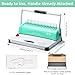 OFFNOVA Binding Machine, 21-Hole 450 Sheets Paper Comb Binding Machine for Letter Size / A4 / A5 Paper, Easy to Punch Handle, Adjustable Margin, Book Binder with 100 PCS 3/8'' Comb Binding Spines