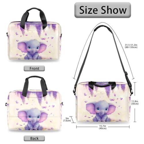 Maletín para portátil slim 16 pulgadas estilo elefante miniatura 5