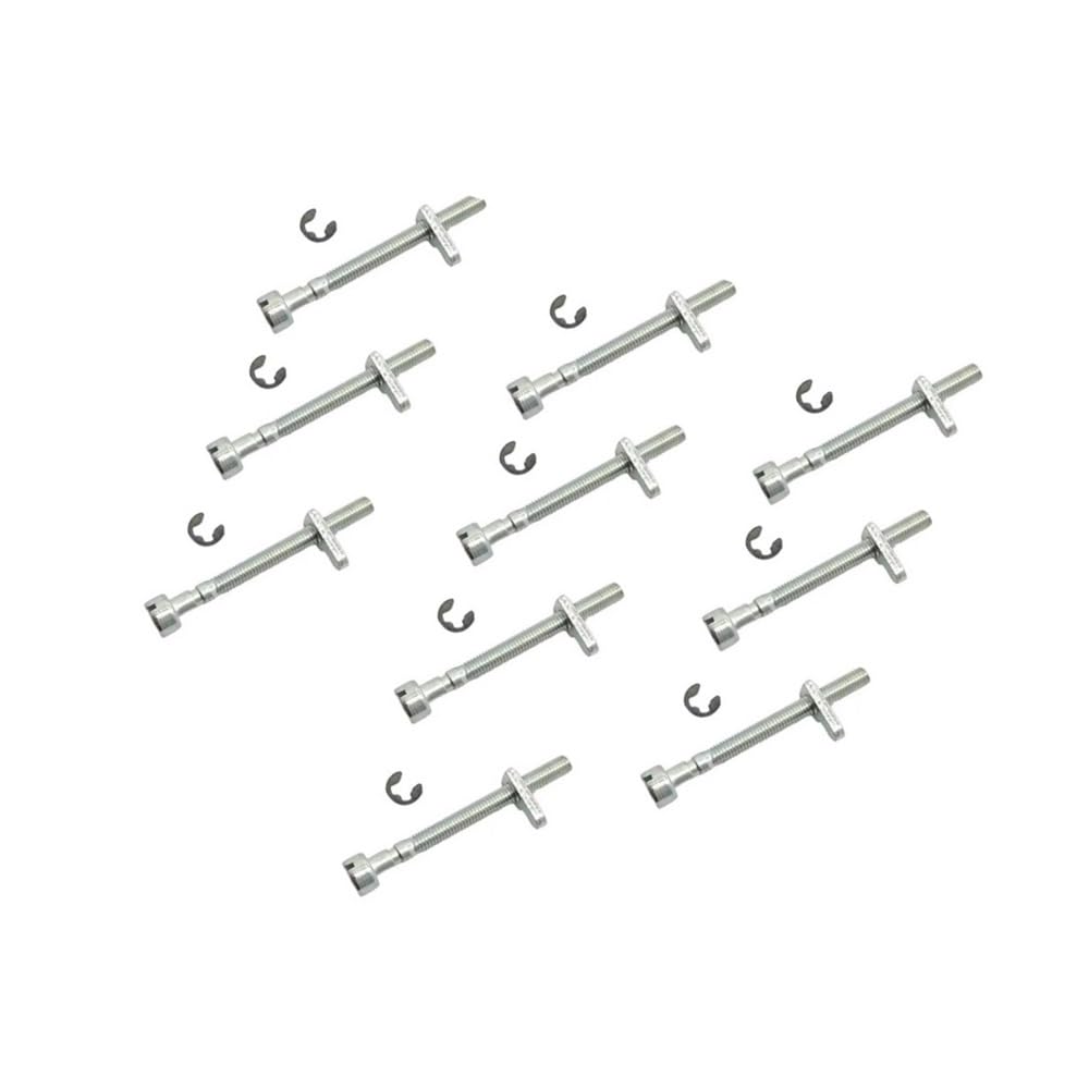 Tornillo Tensor ajustador de Barra de Cadena, 10 Uds., Apto for Motosierra 235 240 36 41 136 141 137 142 2200 2300 2500 2600 2750