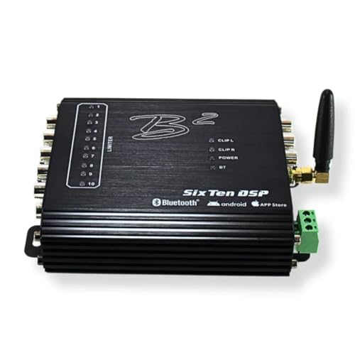 Image of B2 Audio SixTen Black 10Ch Bluetooth DSP 4V 96kHz w Floating Mount Bracket