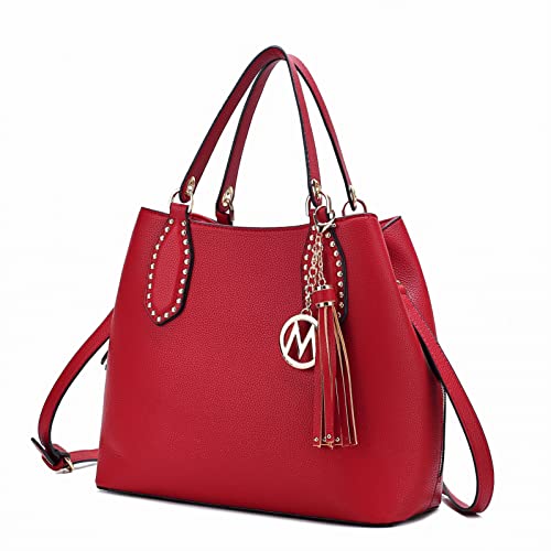 Image of MKF Collection Crossbody Hobo Bag for Womens Fashion - PU Leather Shoulder Purse - Top Handle Handbag by Mia k