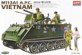 M113A1 APC Vietnam Academy Plastics 13266 maquette plastique blindé américain