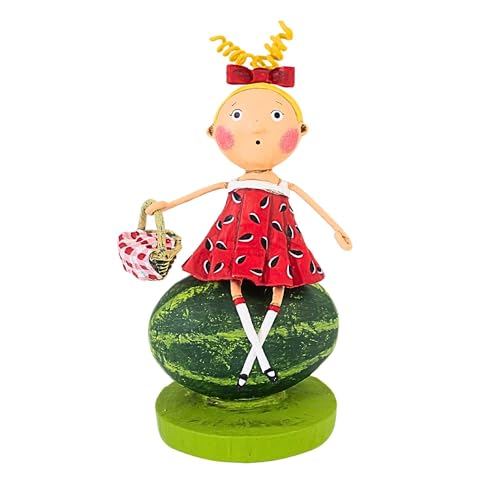 Lori Mitchell Sugar Baby Polyresin Figurine 18014 Patriotic Summer Picnic 6.00In (1Pc)
