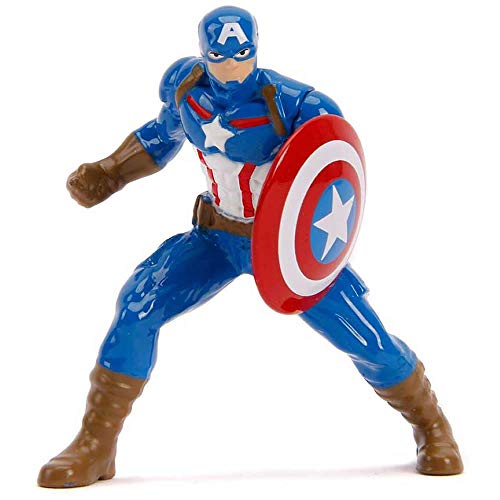 Jada Marvel 1:24 Ford Mustang 2006 con figura Captain America miniatura 4