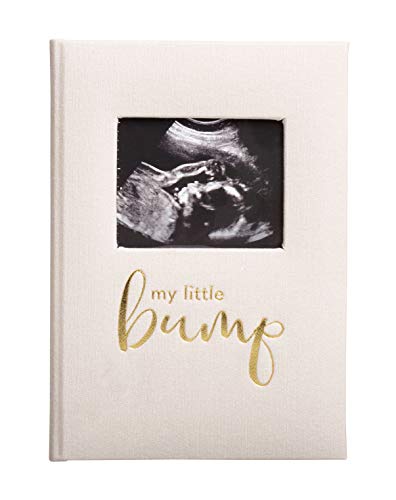 Pearhead My Little Bump Pregnancy Journal, Expecting Mom Gift, Document Each Trimester