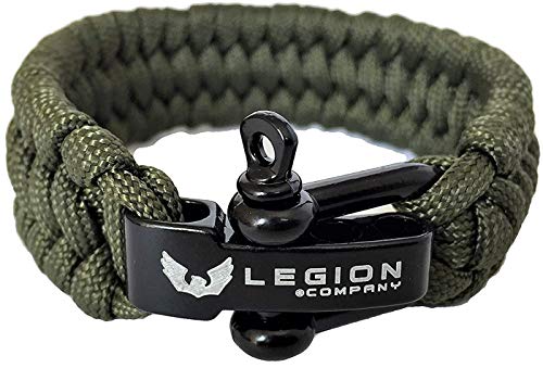 Legion Co. | Survival Paracord Bracelet | Trilobite Boa Weave | Forged U-Type
