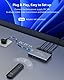 HDMI Switch 3 in 1 Out 4K @ 60Hz, GANA HDMI Splitter mit Fernbedienung, kompatibel mit PS5/4/3 Xbox Nintendo Switch Roku TV Fire Stick