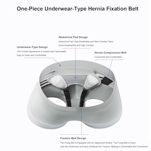 Soporte para hernia inguinal hombre talla Mediana miniatura 3