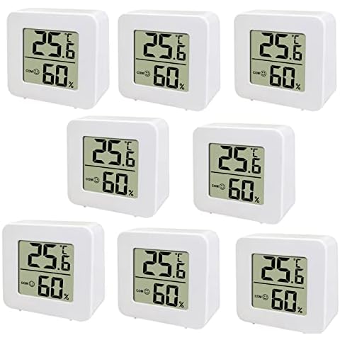 NIKJEBDF Mini LCD Thermometer, Digital Thermometer Innen Cover