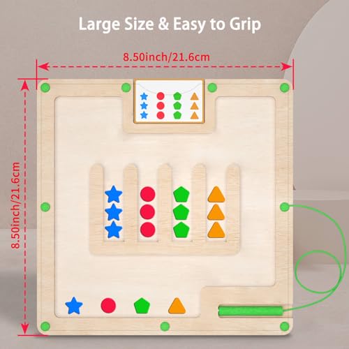 Image of Sorting Board Matching Activity Memory Game for Dementia Activities for Seniors, Alzheimers Activities for Elderly with Dementia Products, Handheld Busy Boxes Gifts for Dementia Patients