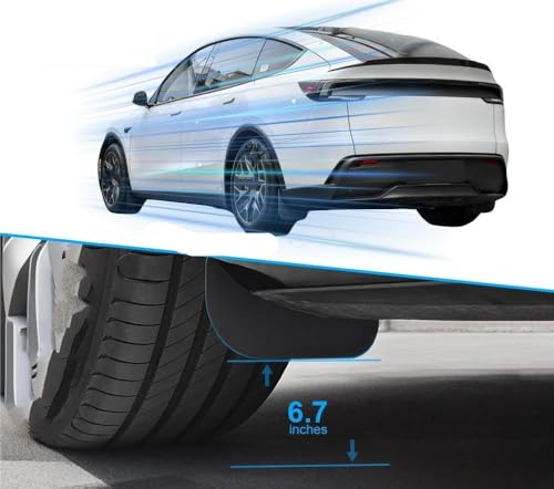 Bavettes pour Tesla Modèle Y garde-boue roues avant arrière 2023 - 6