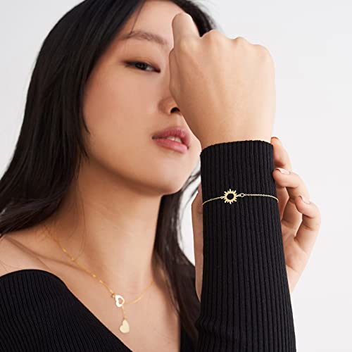 Gelin Sun Bracelet in 14k Solid Gold3