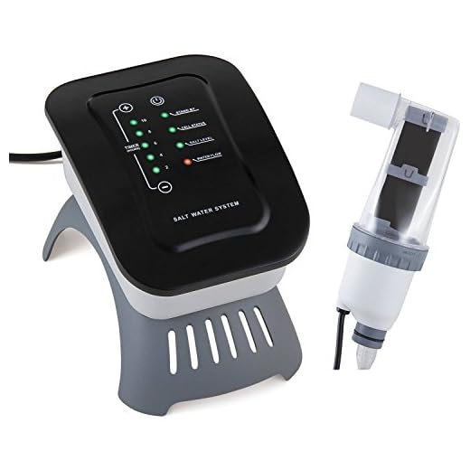SUMMER WAVES SALT WATER SYSTEM FOR ABOVE GROUND POOLS W/ TOUCH LED DISPLAY
