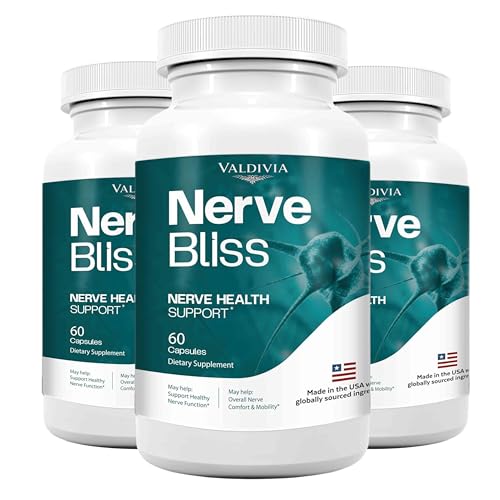 NerveBliss - NerveBliss Advanced Nerve Support Supplement Capsules Premium Natural Multivitamin Advanced Formula 180 Capsules