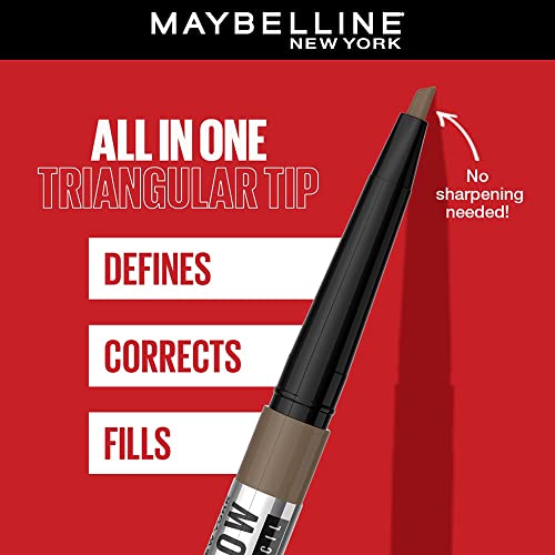 Image of Maybelline Tattoo Brow 36 Hr Brow Pencil, Grey Brown (Pack of 2)